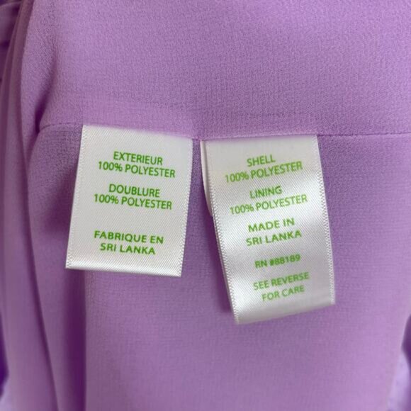 Lilly Pulitzer Jennie Midi Dress in Lilac Freesia Dotty Satin NWT Size XL - Picture 5 of 6